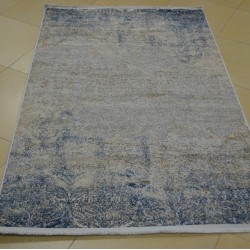 Акриловий килим La cassa 6525A d.blue-cream  - Висока якість за найкращою ціною в Україні